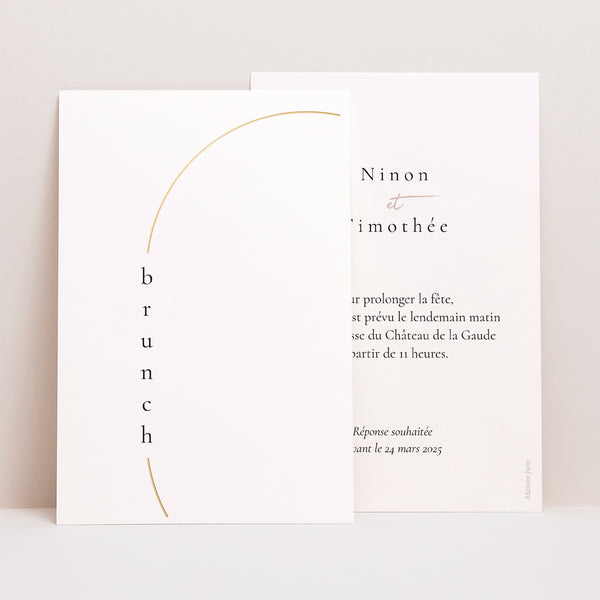 Invitations Mariage Portrait Amour infini photo