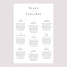 Plan de table Mariage Portrait Amour infini photo N° 2