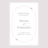 Panneau bienvenue Mariage Portrait 60 x 90 cm Amour infini photo N° 2