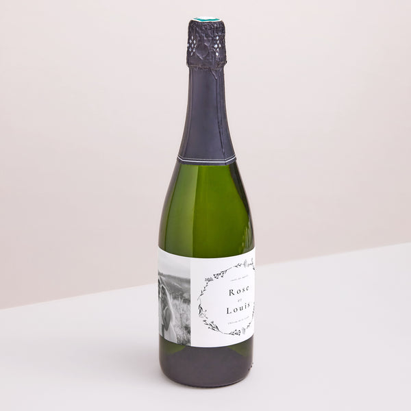 Etiquette bouteille Mariage Paysage Harmonie Végétale photo