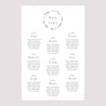 Plan de table Mariage Portrait Harmonie Végétale photo N° 2