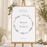 Panneau bienvenue Mariage Portrait 60 x 90 cm Harmonie Végétale photo N° 1
