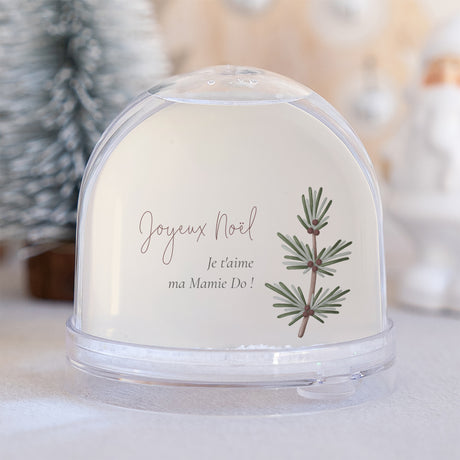 Boule à neige Fin d'année Verre Biscuit d'hiver