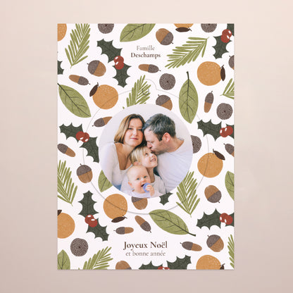 Carte de Noel Fin d'année Détachable Solstice d'hiver photo N° 2