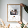 Affiche Naissance Portrait 30 x 40 cm Hérisson, motif baies photo N° 2
