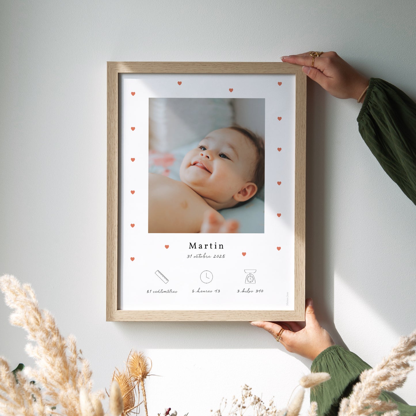 Affiche Naissance Portrait Atout Coeur photo N° 2