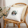 Coussin Fin d'année Beige naturel Brin flocon et boule photo N° 2