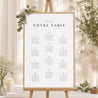 Plan de table Mariage Portrait Trio & Typo photo N° 1