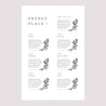 Plan de table Mariage Portrait Arche Végétale photo N° 2