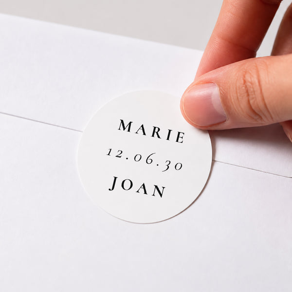 Sticker Mariage Rond Arche photo photo