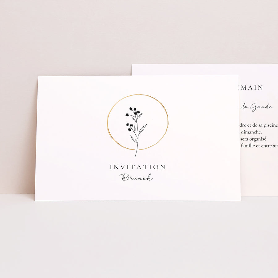 Invitations Mariage Paysage Alliance Végétale photo