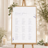 Plan de table Mariage Portrait 60 x 90 cm Lavande aquarelle photo N° 1