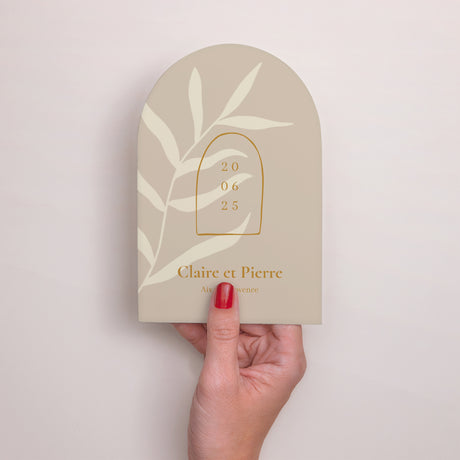 Faire-part Mariage Arche Bohème Chic