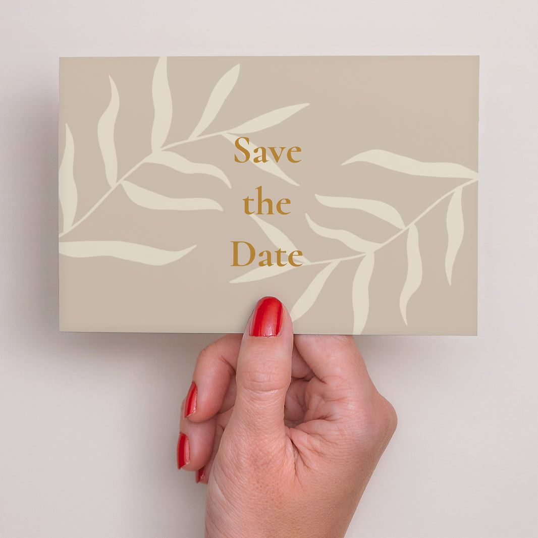 Save the date Mariage Paysage Bohème Chic photo N° 3