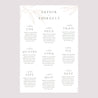 Plan de table Mariage Portrait L'union de l'olivier photo N° 2