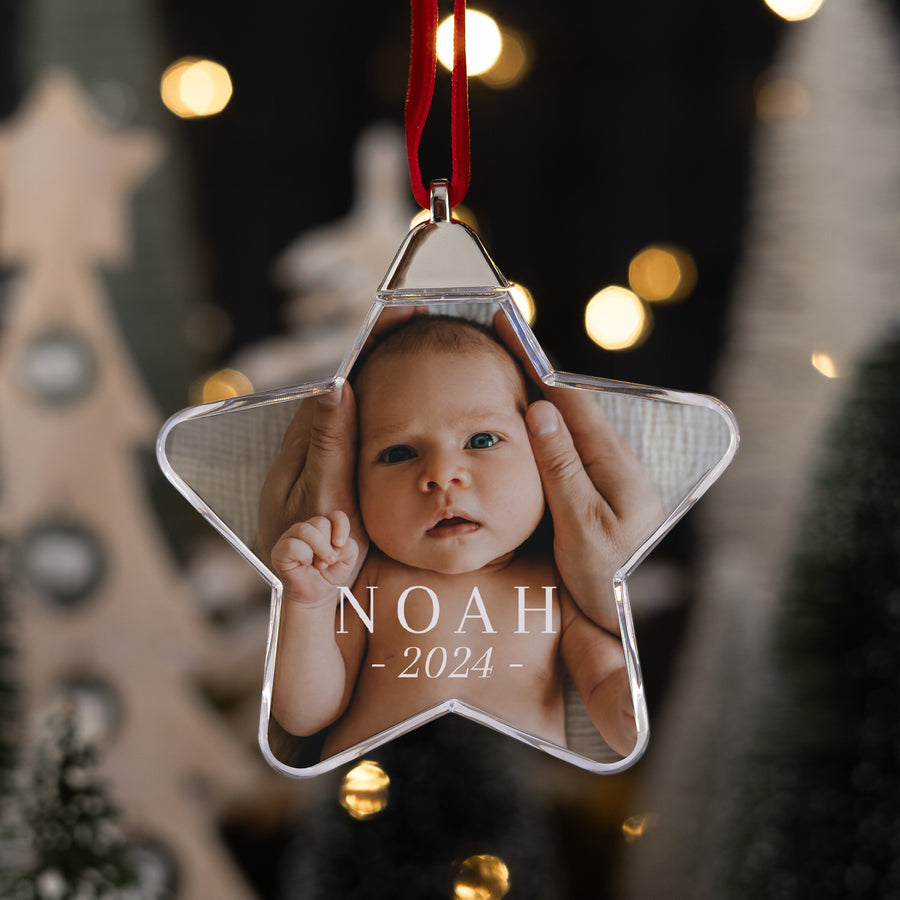 Boule de Noël Fin d'année étoile Boule étoile photo photo