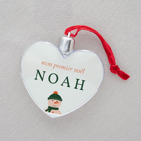 Boule de Noël Fin d'année Cœur Notre chère étoile