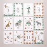 Carte étape bébé Naissance Lot de 12 Les Animaux d'Afrique II photo N° 3