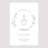 Panneau bienvenue Baptême Portrait 60 x 90 cm Eglise crayonnée photo N° 2