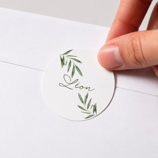Sticker Communion Rond Rameau Bénit photo