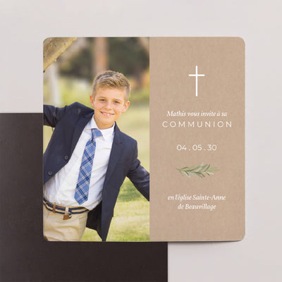 Faire-part communion magnet