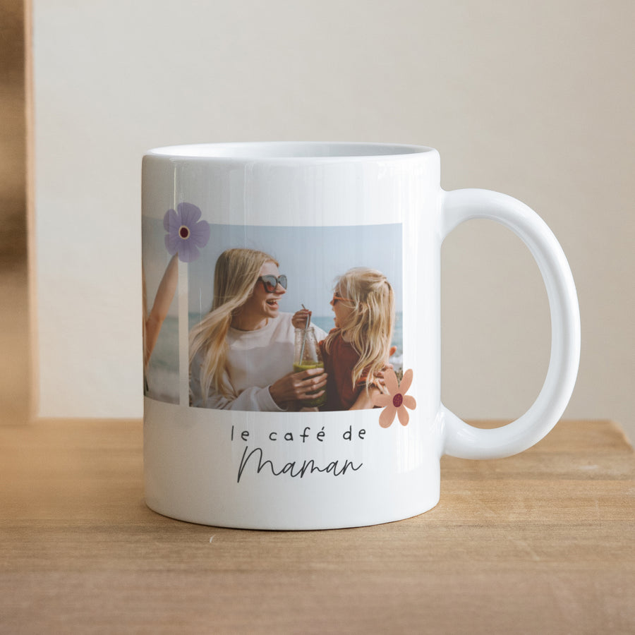 Mug Objets Blanc Bouquet de Fête photo