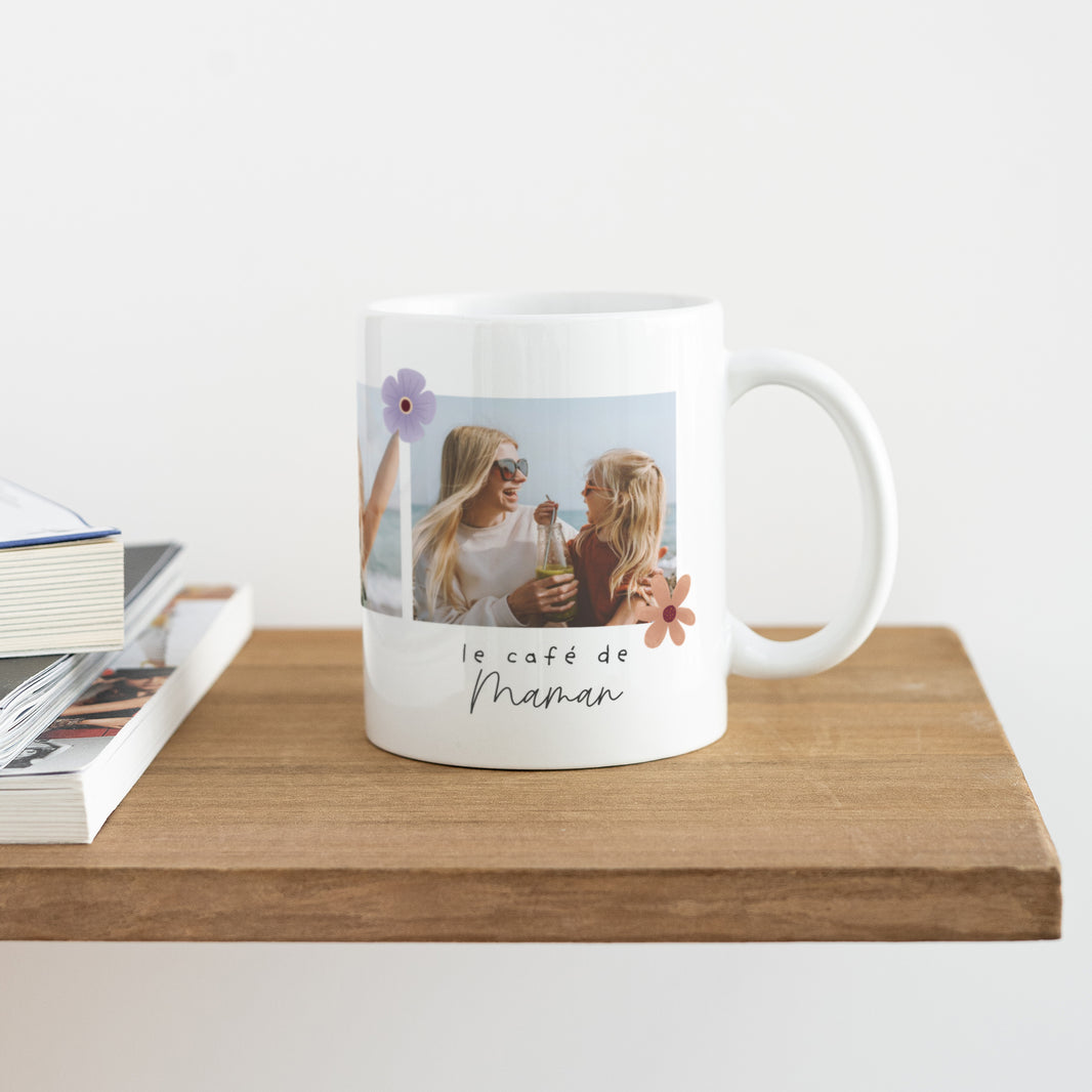 Mug Objets Blanc Bouquet de Fête photo N° 4