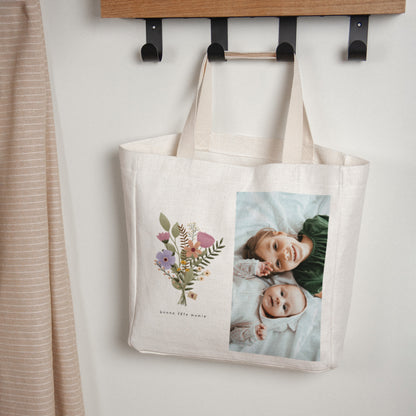 Tote bag Objets Anse en toile Bouquet de Fête photo N° 1