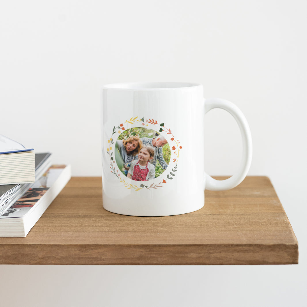 Mug Objets Blanc Fleurs du Coeur photo N° 4