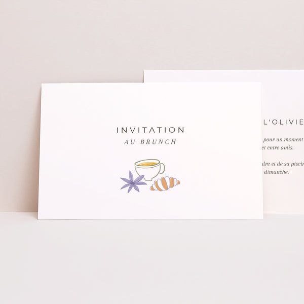 Invitations Mariage Paysage Bouquet champêtre photo