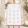 Plan de table Mariage Portrait Champêtre fleuri photo N° 1
