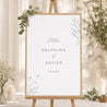 Panneau bienvenue Mariage Portrait 60 x 90 cm Champêtre fleuri photo N° 1