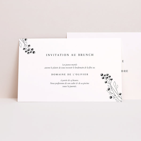Invitations Mariage Paysage Petit Brin Chic photo