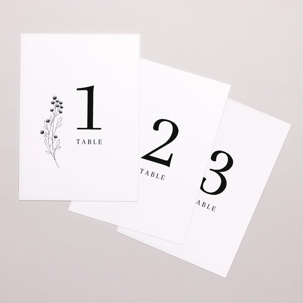 Marque table Mariage Rectangle Petit Brin Chic photo