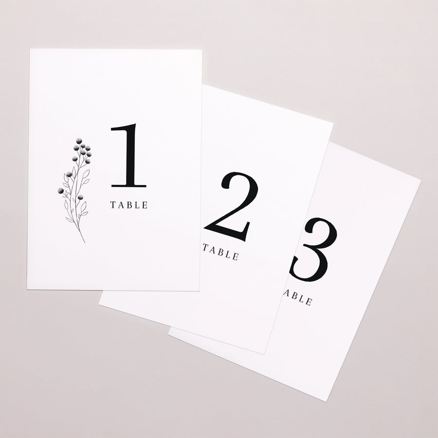 Marque table Mariage Rectangle Petit Brin Chic photo