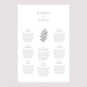 Plan de table Mariage Portrait Cadre floral photo N° 2