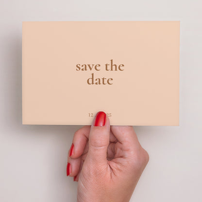 Save the date Mariage Paysage Bibemus typographie photo N° 3