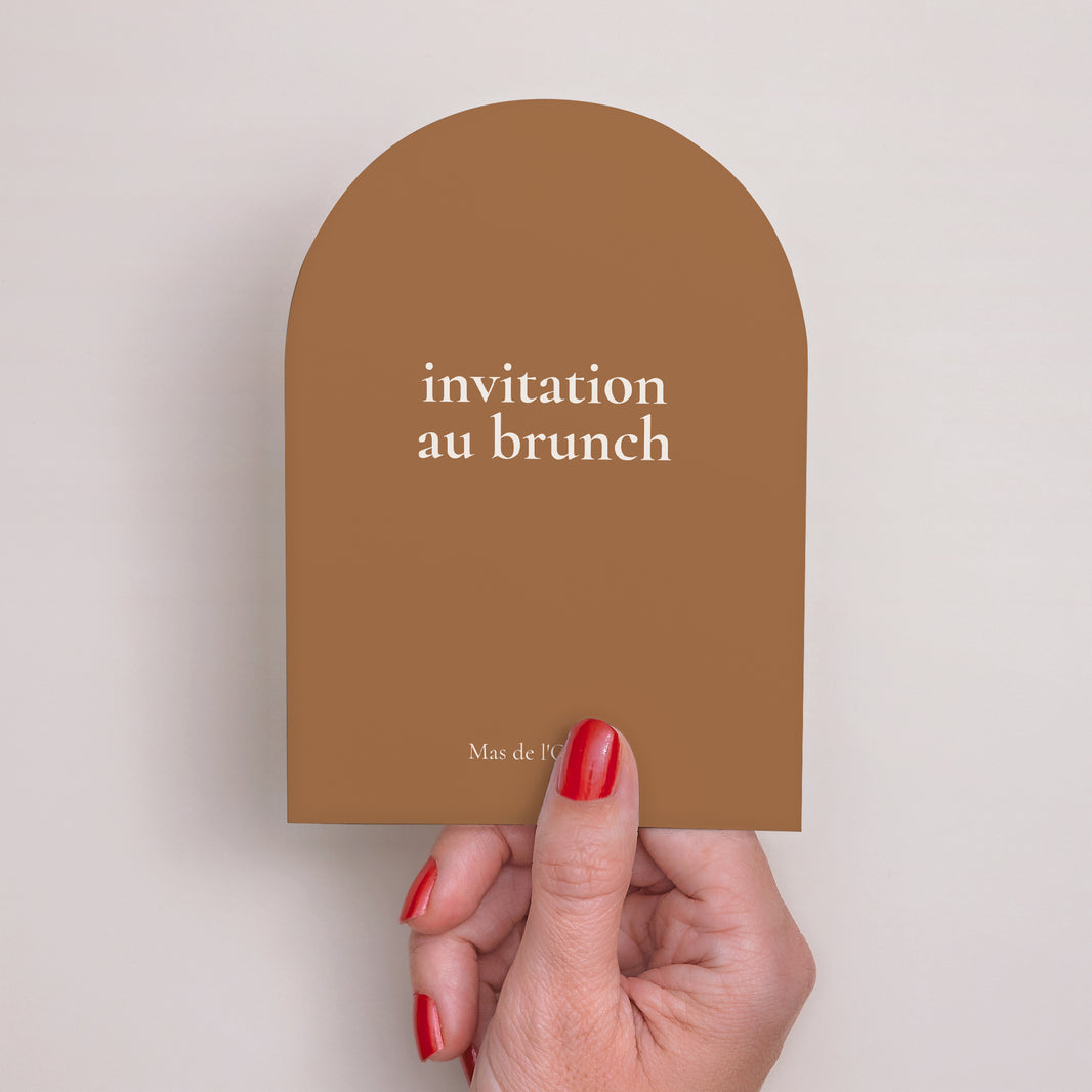 Invitations Mariage Petite arche Bibemus typographie photo N° 2