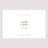 Panneau bienvenue Mariage Paysage 90 x 60 cm Bibemus typographie photo N° 2