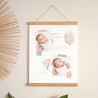 Affiche Naissance Portrait 30 x 40 cm Bullet journal Summer photo N° 1