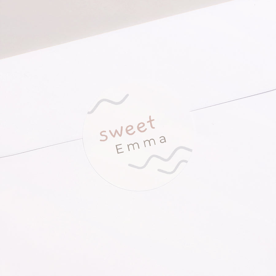 Sticker Naissance Rond Bullet journal Summer photo