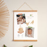 Affiche Naissance Portrait 30 x 40 cm Bullet journal Printemps photo N° 1