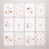 Carte étape bébé Naissance Lot de 12 Bullet journal Printemps photo N° 3