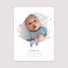 Affiche Naissance Portrait 30 x 40 cm Petits pas au bord de l'eau photo N° 2