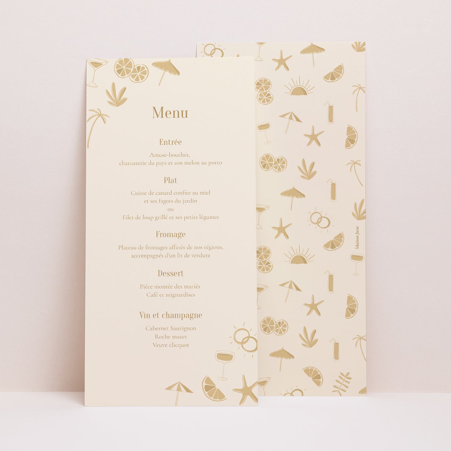 Menu Mariage Panoramique portrait Sous le sunlight photo N° 1