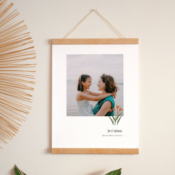 Affiche Portrait 30 x 40 cm Tulipes photo