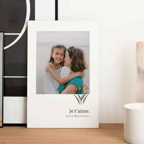 Cadre photo Objets Portrait Tulipes