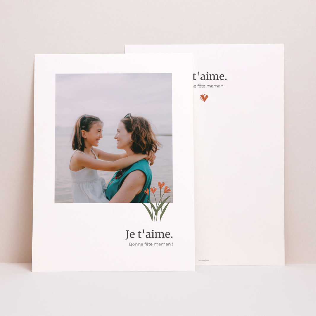 Carte Objets Portrait Tulipes photo N° 1