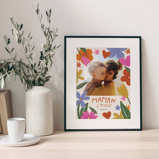 Affiche Objets Portrait Maman d'Amour II photo