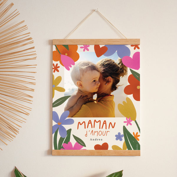 Affiche Portrait 30 x 40 cm Maman d'Amour II photo
